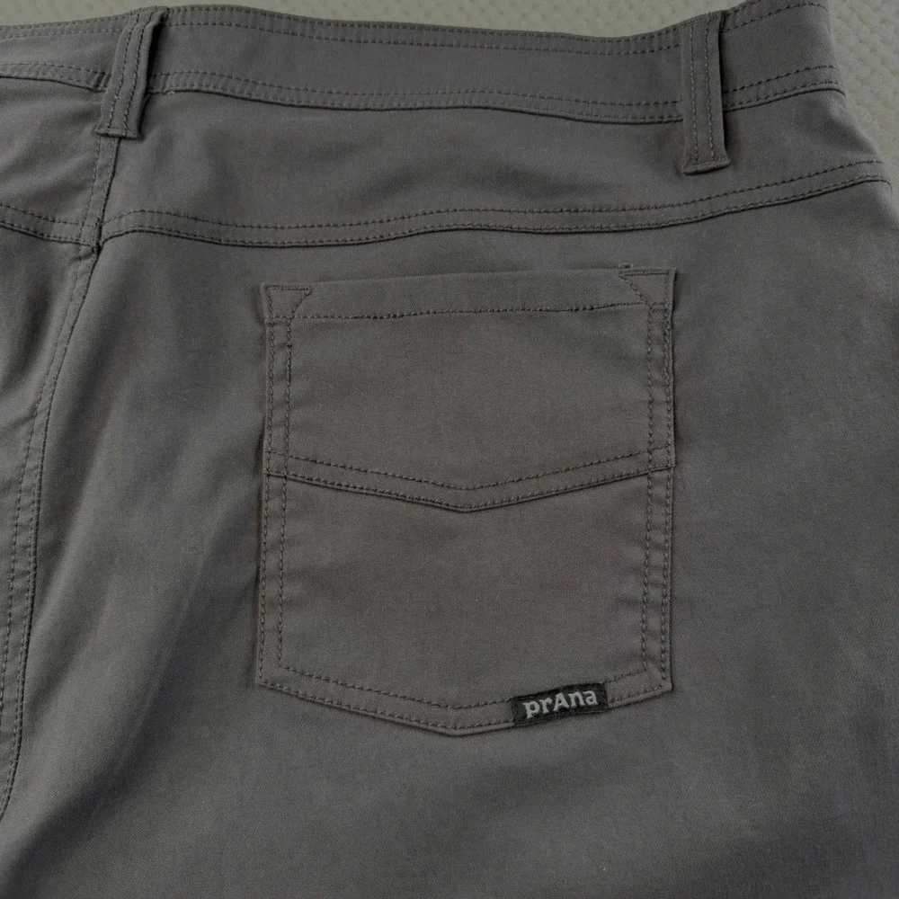 Prana Brion Pant II Charcoal Grey Hiking Climbing Pants M4BN30312 Mens 38x30